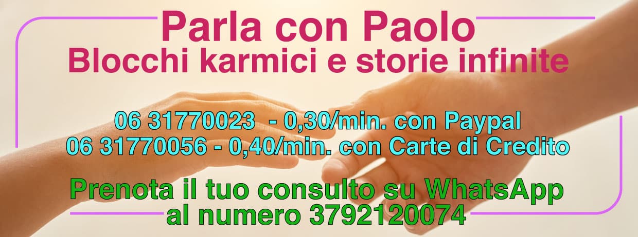 parla con Paolo- Blocchi karmici e storie infinite